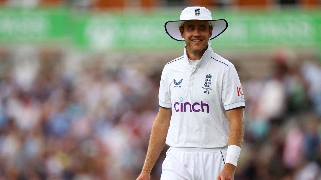 England's Stuart Broad. Credit: Reuters Photo