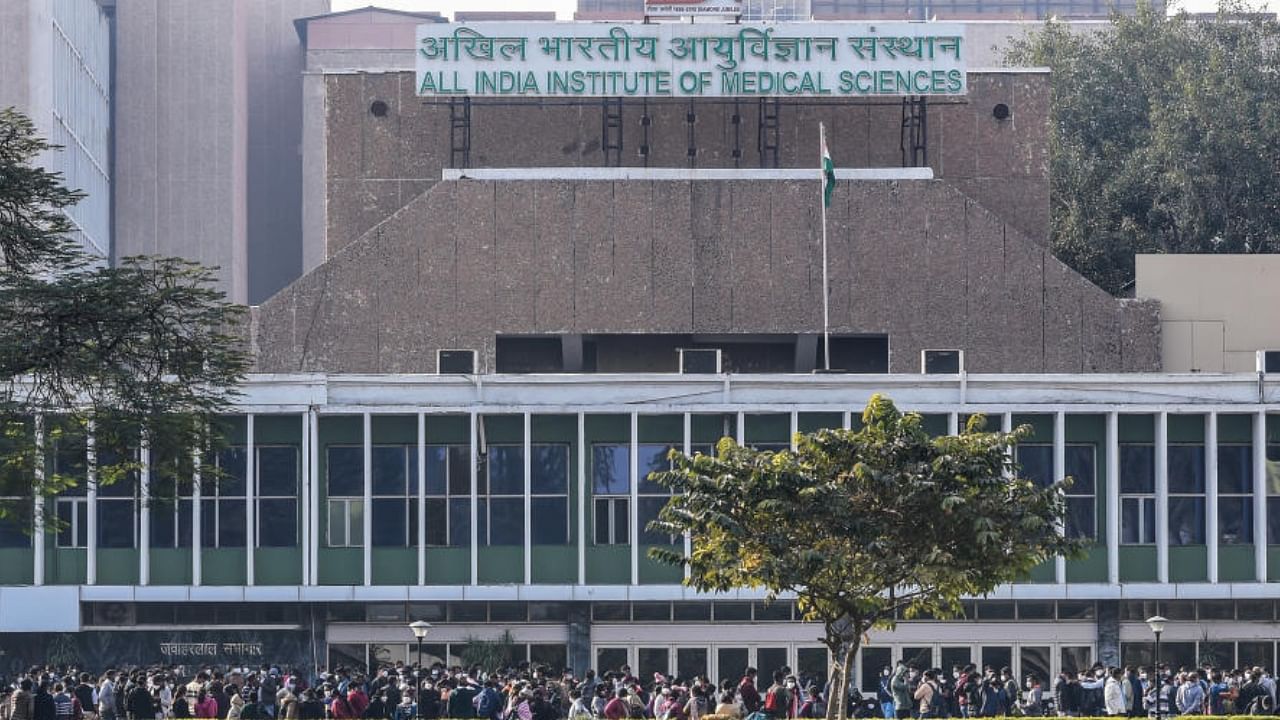 All India Institute of Medical Sciences (AIIMS), in New Delhi. Credit: PTI Photo