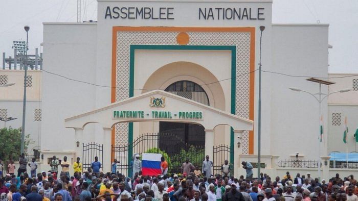 Supporters of the coup in Niger. Credit: Reuters File Photo  