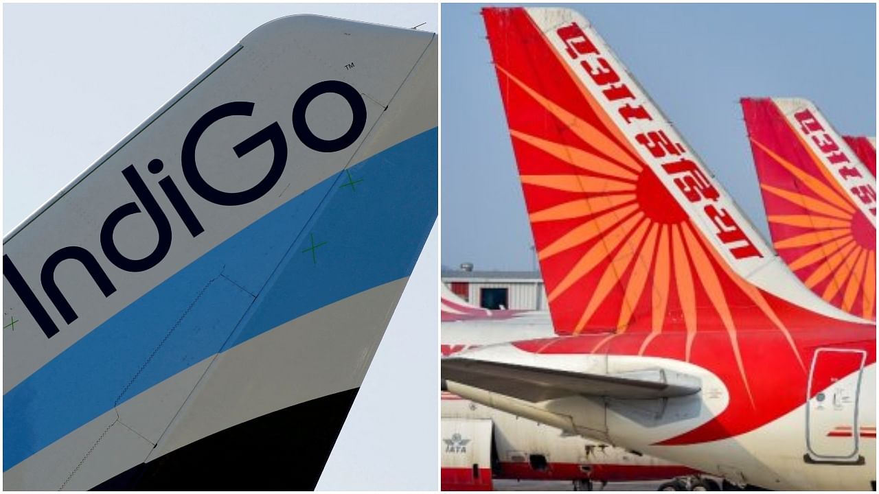 While Air India will acquire 470 aircraft from Airbus and Boeing, IndiGo is to buy 500 planes from Airbus. Credit: Reuters/PTI Photo