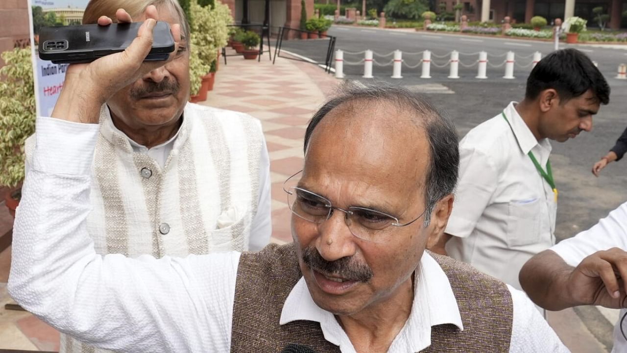 Congress MP Adhir Ranjan Chowdhury. Credit: PTI Photo