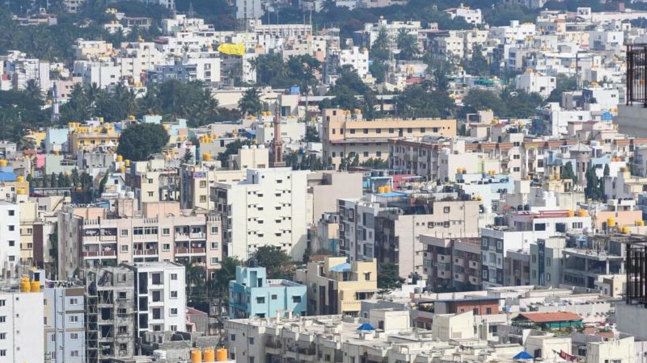 As part of the UPOR project, officials conduct a drone survey of every area to collect images of properties. Credit: DH Photo