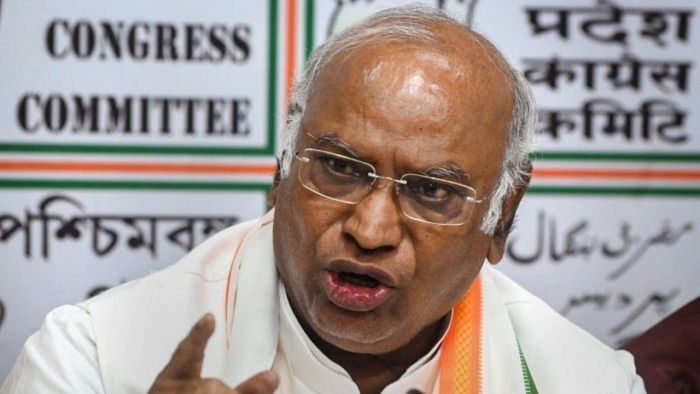 Congress President Mallikarjun Kharge. Credit: PTI Photo