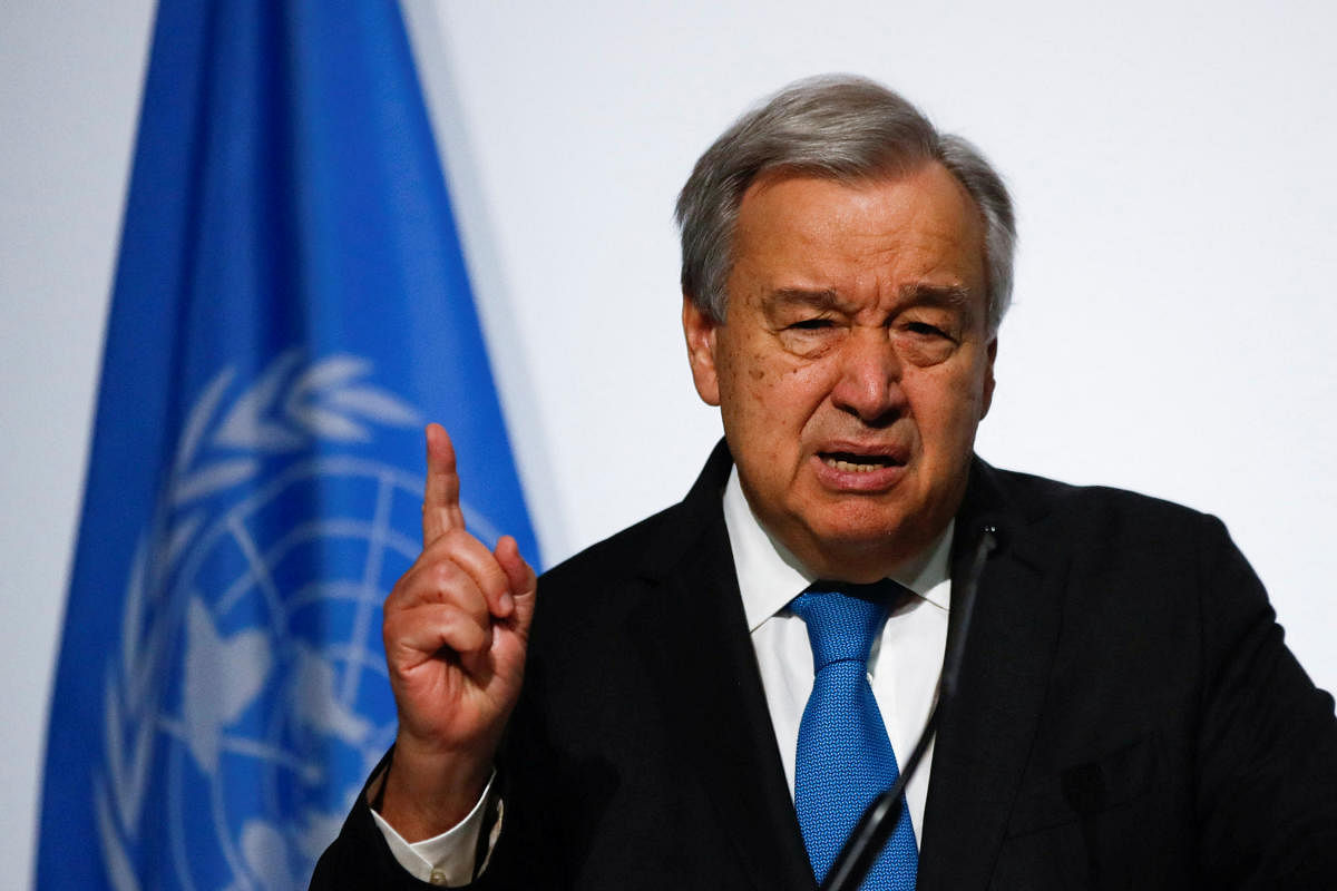 UN chief Antonio Guterres. Credit: Reuters Photo