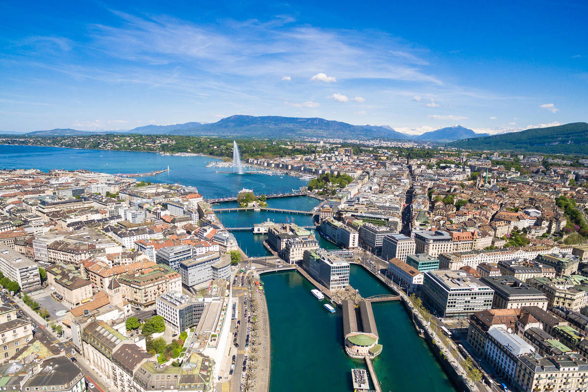 Geneva city in Switzerland