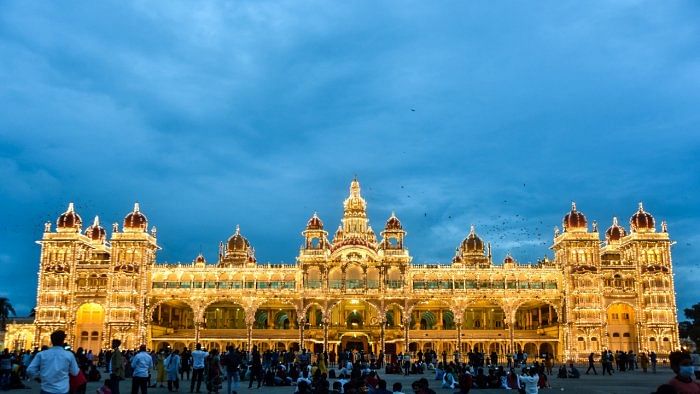 Mysuru Palace. Credit: DH Photo