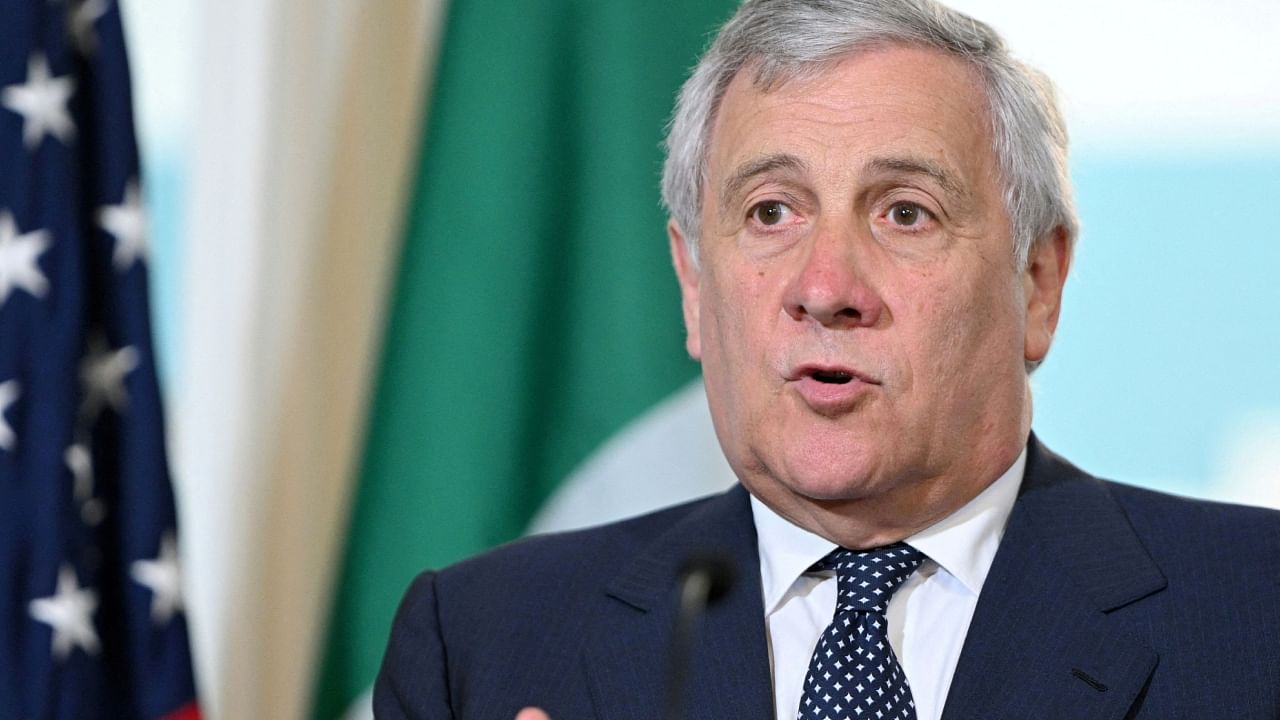 Italian Foreign Minister Antonio Tajani. Credit: Reuters Photo