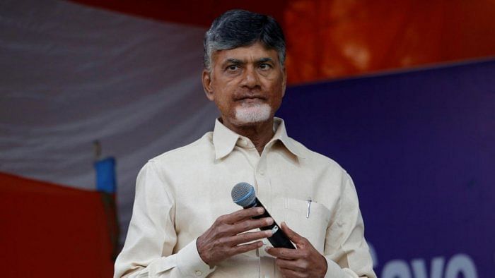  TDP supremo Nara Chandrababu Naidu. Credit: Reuters Photo