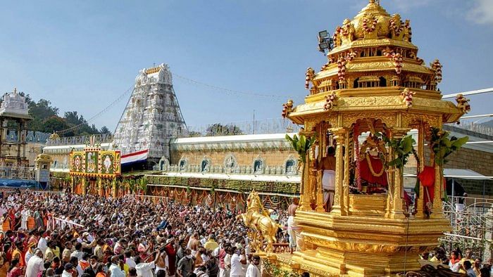 Tirupati temple. Credit: PTI Photo  