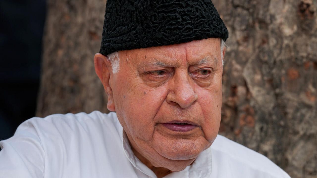 National Conference president Farooq Abdullah. Credit: PTI Photo