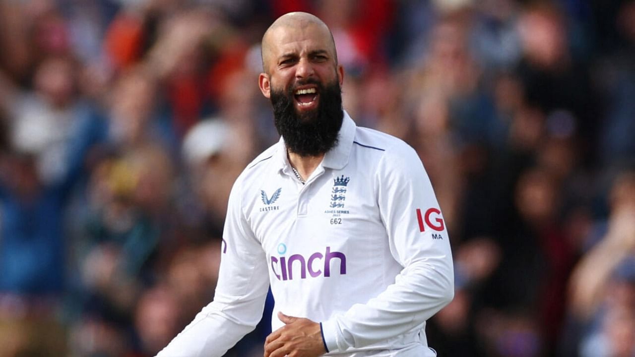 England all-rounder Moeen Ali. Credit: Reuters Photo