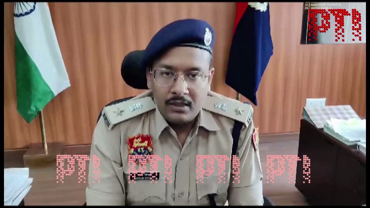 SP Varun Singhal. Credit: Screengrab from PTI video