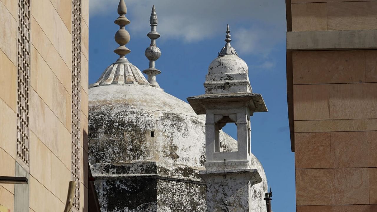 View of Gyanvapi Mosque. Credit: PTI Photo