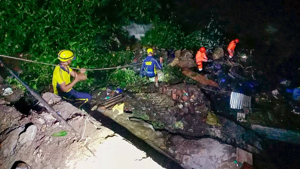 Landslide in Rudraprayag. Credit: PTI Photo