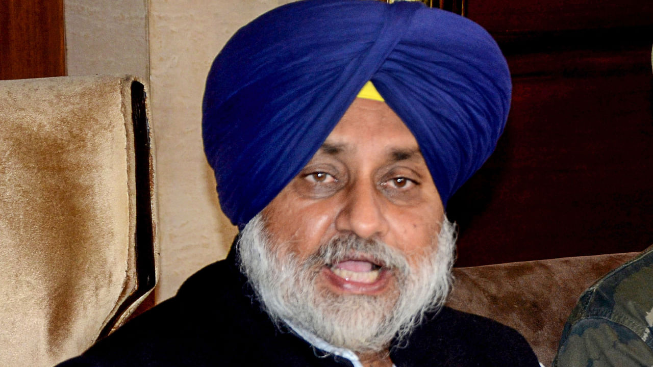 Sukhbir Singh Badal. Credit: PTI Photo