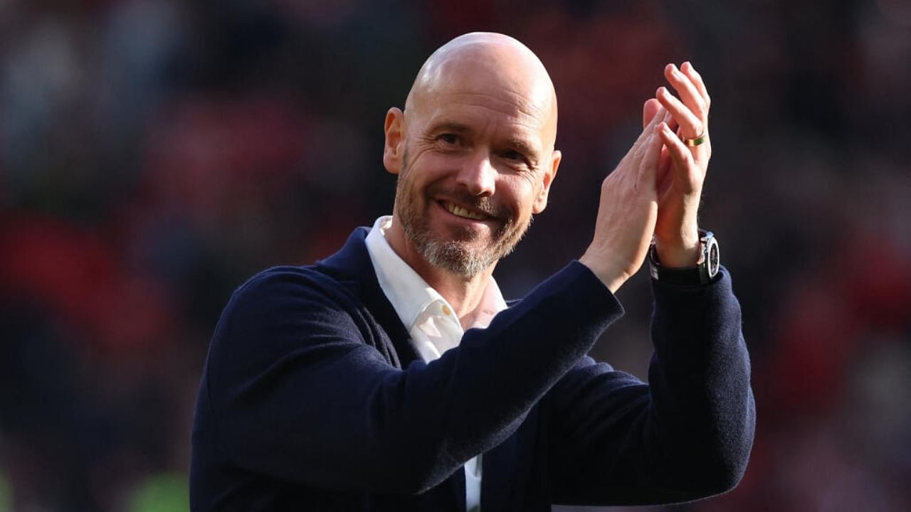 Manchester United manager Erik ten Hag. Credit: Reuters Photo