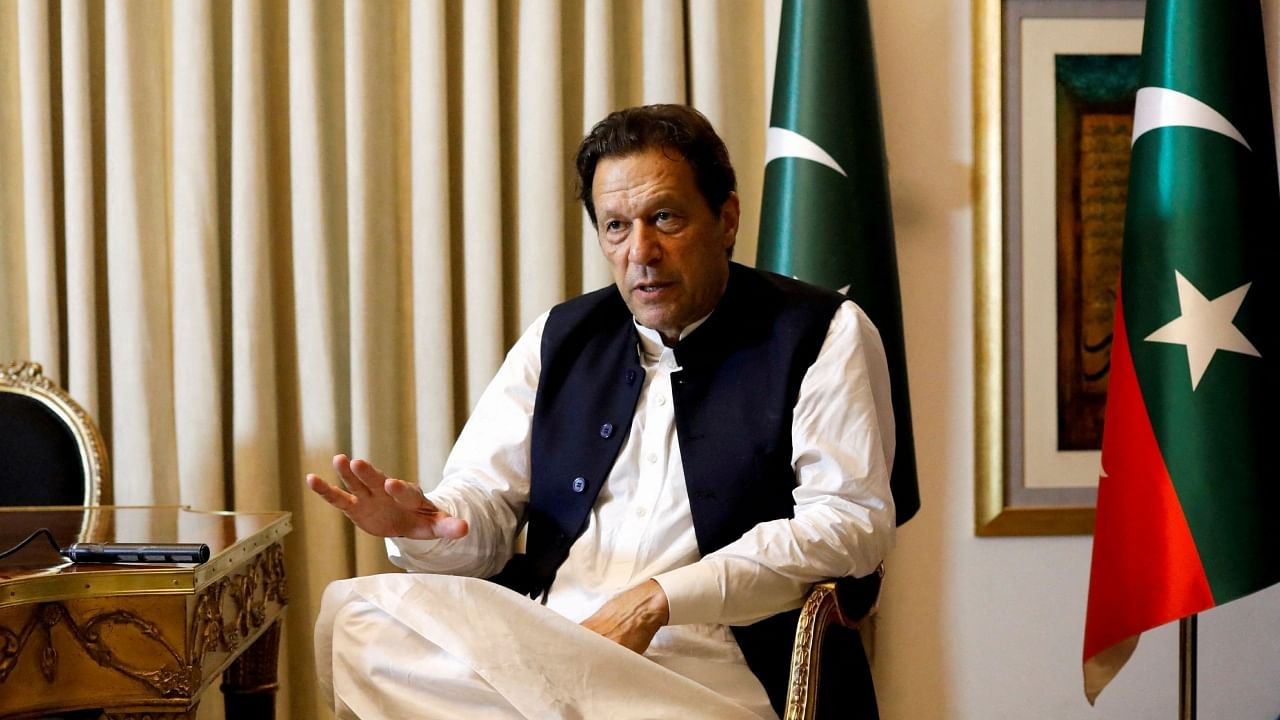 Former Pakistani PM Imran Khan. Credit: Reuters Photo