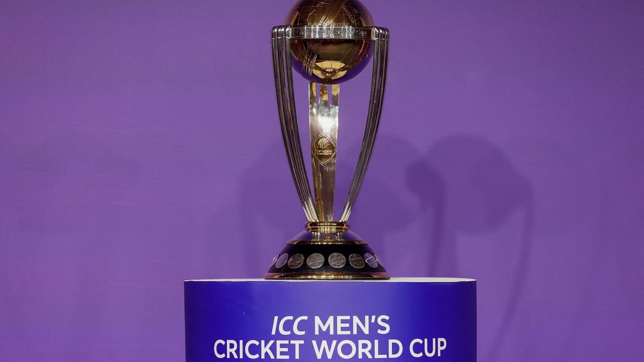 <div class="paragraphs"><p>The ICC Men's Cricket World Cup trophy. </p></div>