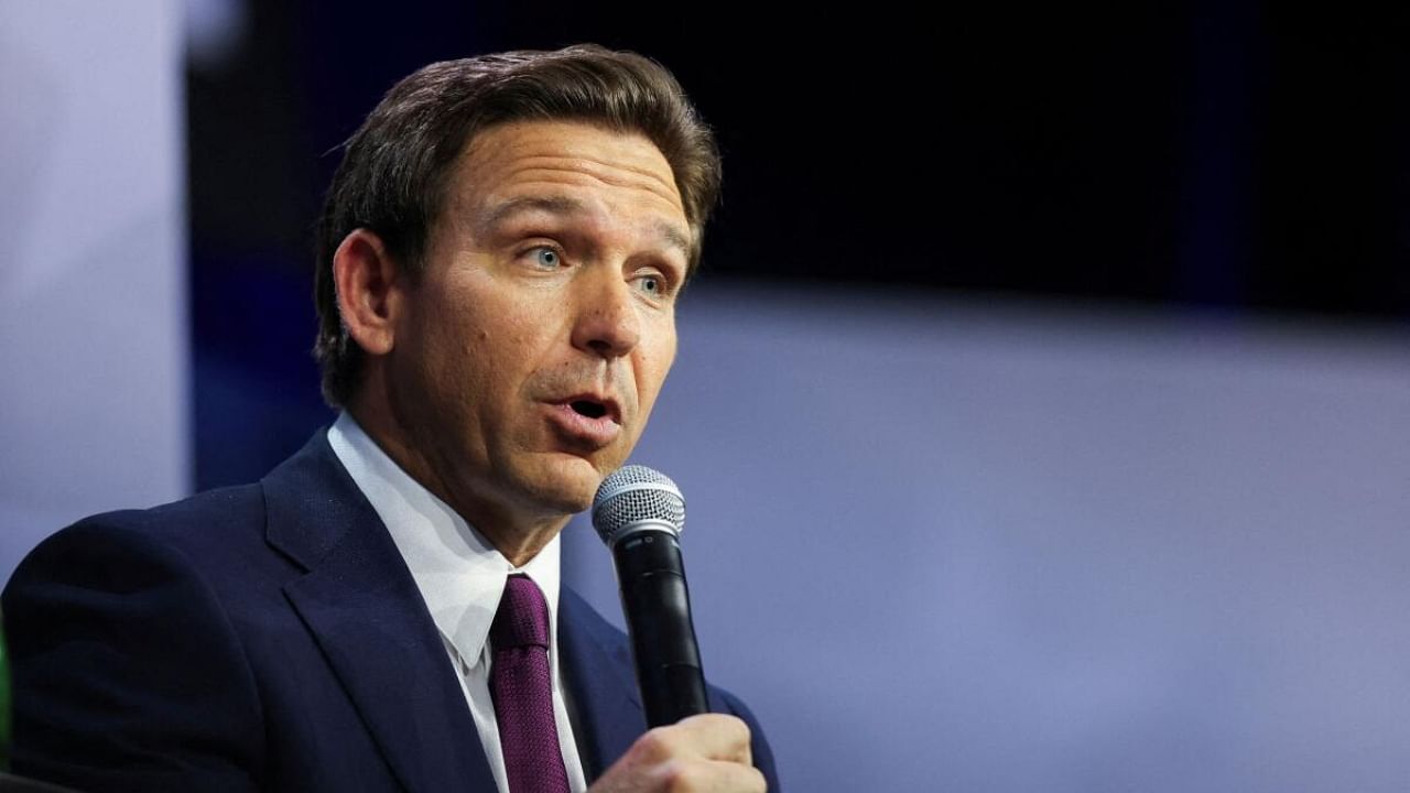 Florida Governor Ron Desantis. Credit: Reuters Photo