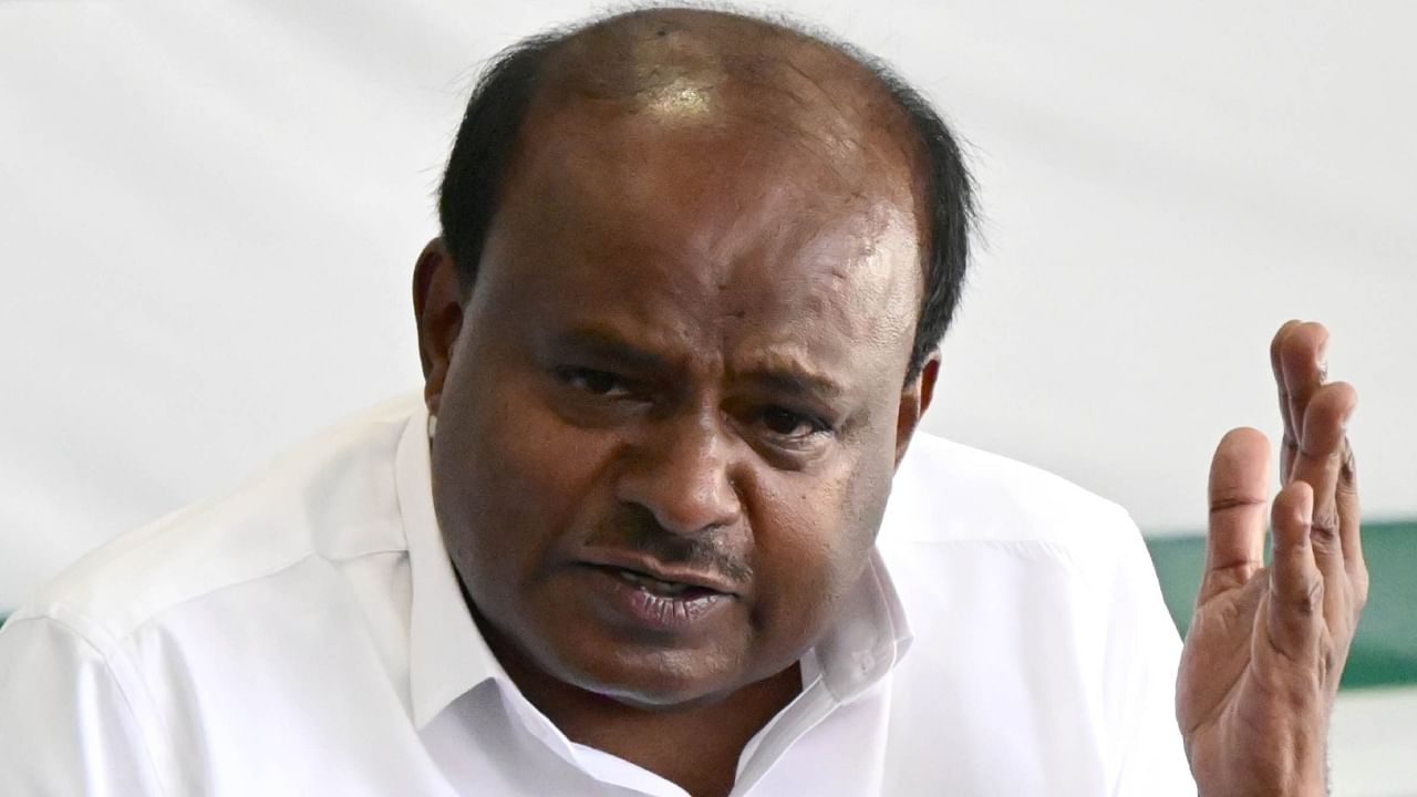 H D Kumaraswamy. Credit: DH Photo/B K Janardhan