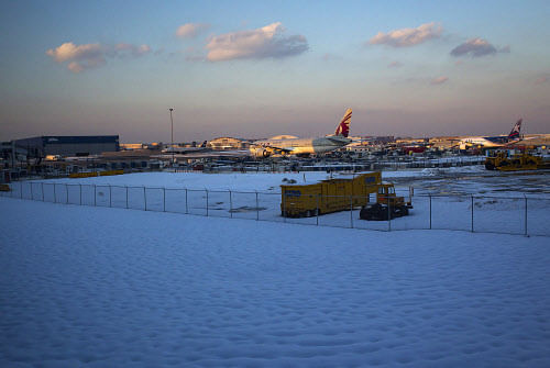 A general view of John F. Kennedy International Airport in the Queens borough of New York February 14, 2014. REUTERS