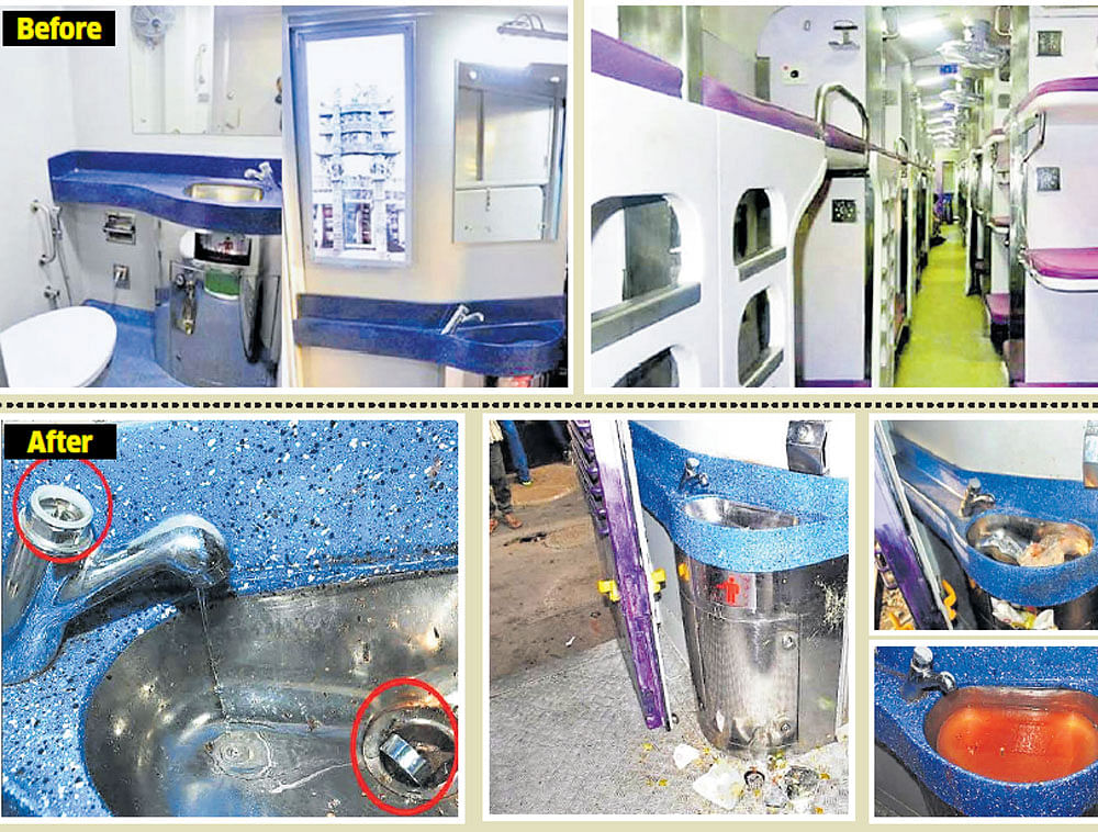The recently inaugurated Mahamana Express boasted of luxury facilities like aesthetic interiors, ergonomically designed seats, bio toilets, GPS and LED screens. But barely nine days into its service of the nation, passengers have turned it into a vir...