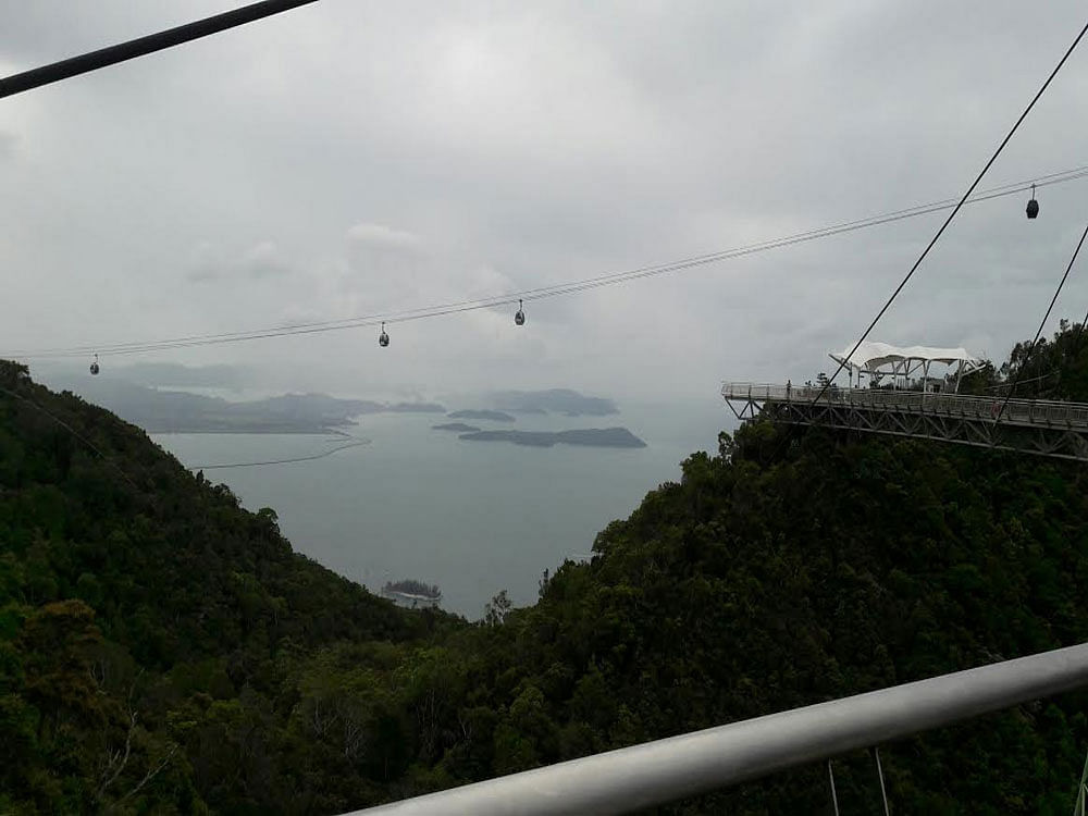 World's longest cable car in Langkawi 
