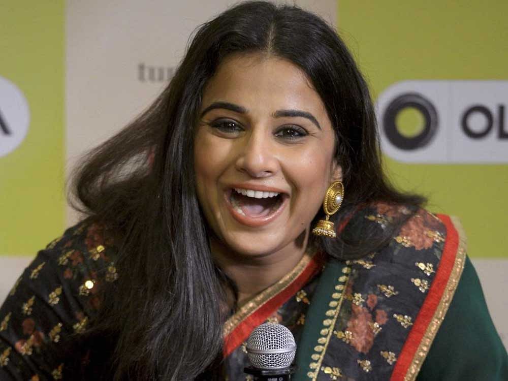  Bollywood actress Vidya Balan during a promotional event in Mumbai on Thursday.