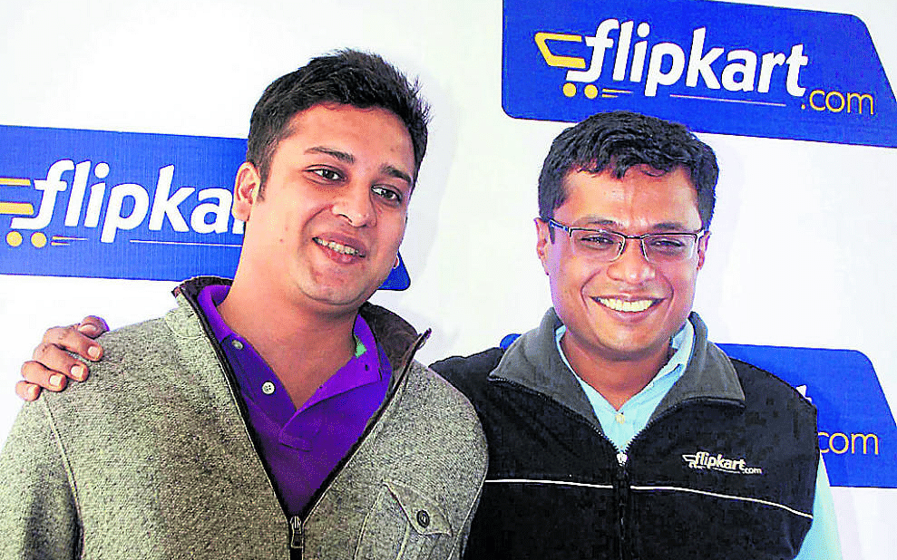Sachin Bansal and Binny Bansal | Flipkart founders | Net worth: $1.2 and $1.1 billion. Credit: (PTI Photo) 
