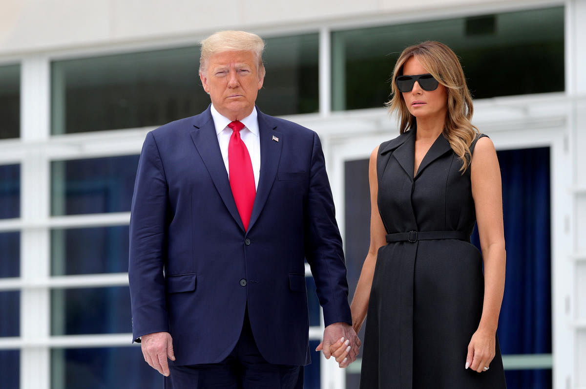 US President Donald Trump and First Lady Melania Trump test positive for coronavirus. Credit: Reuters Photo