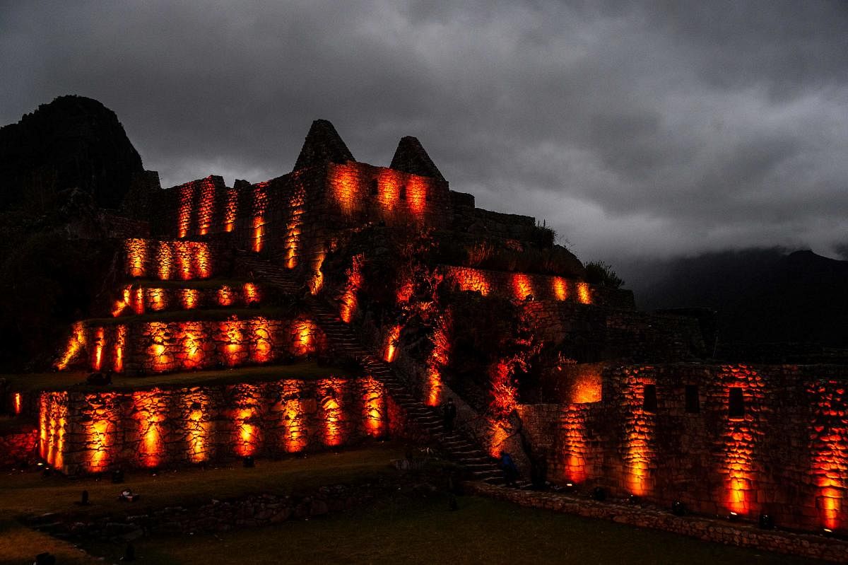 The Inca citadel of Machu Picchu reopened on Sunday in the framework of a gradual decrease in COVID-19 contagions in Peru, after remaining empty almost eight months, affecting the tourism sector severely. Credit: AFP Photo