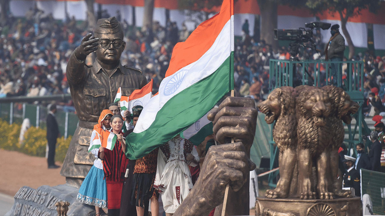 Republic Day 2021 | Rehearsals in full swing for January 26. Credit: PTI Photo