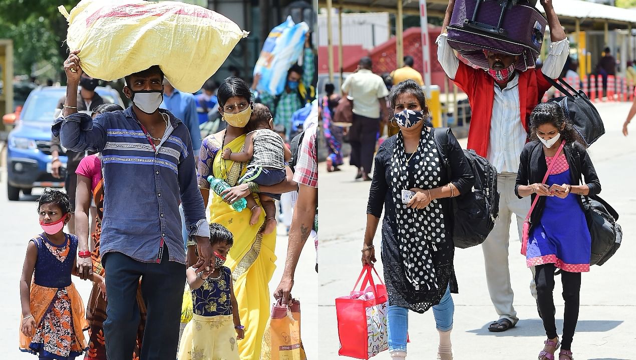 Karnataka Lockdown: Cities see an exodus of students, labourers