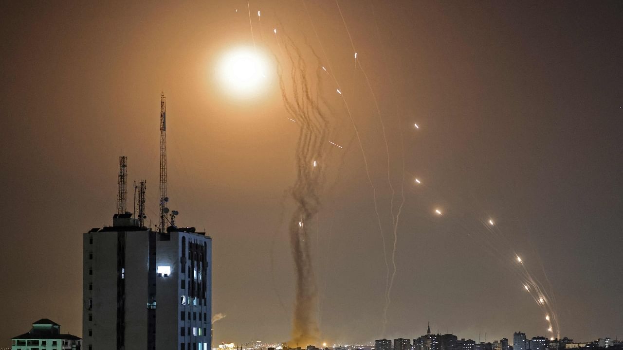 In Pics: Iron Dome shield Israel by intercepting Hamas rockets