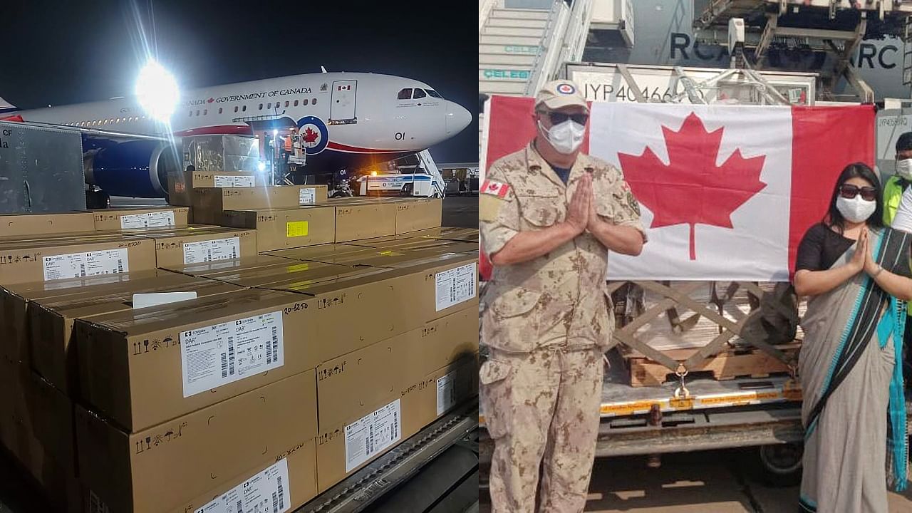 India receives second shipment of ventilators & Covid-19 aid from Canada