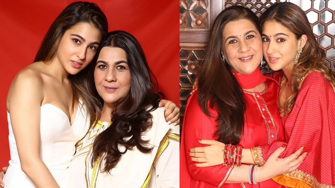 Lovely pictures of Sara Ali Khan & Amrita Singh as they come together for a brand endorsement
