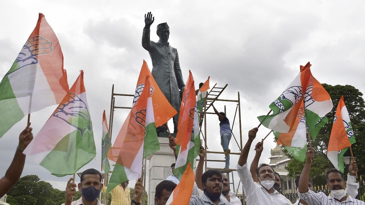 Nehru’s statue reinstalled in Karnataka Vidhana Soudha: See Pics