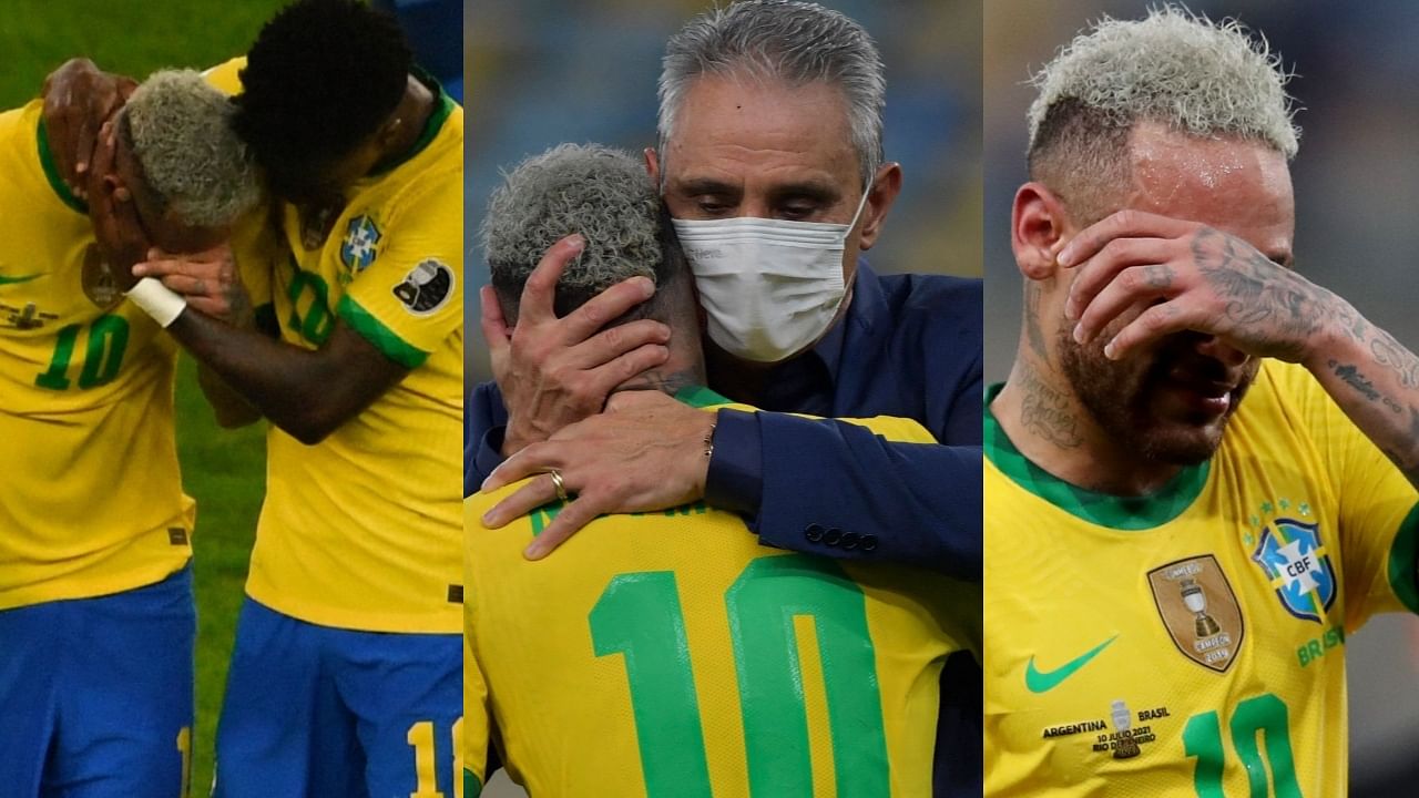 Copa America: Neymar burst into tears after Brazil's defeat, Messi consoles him with a hug; pics go viral
