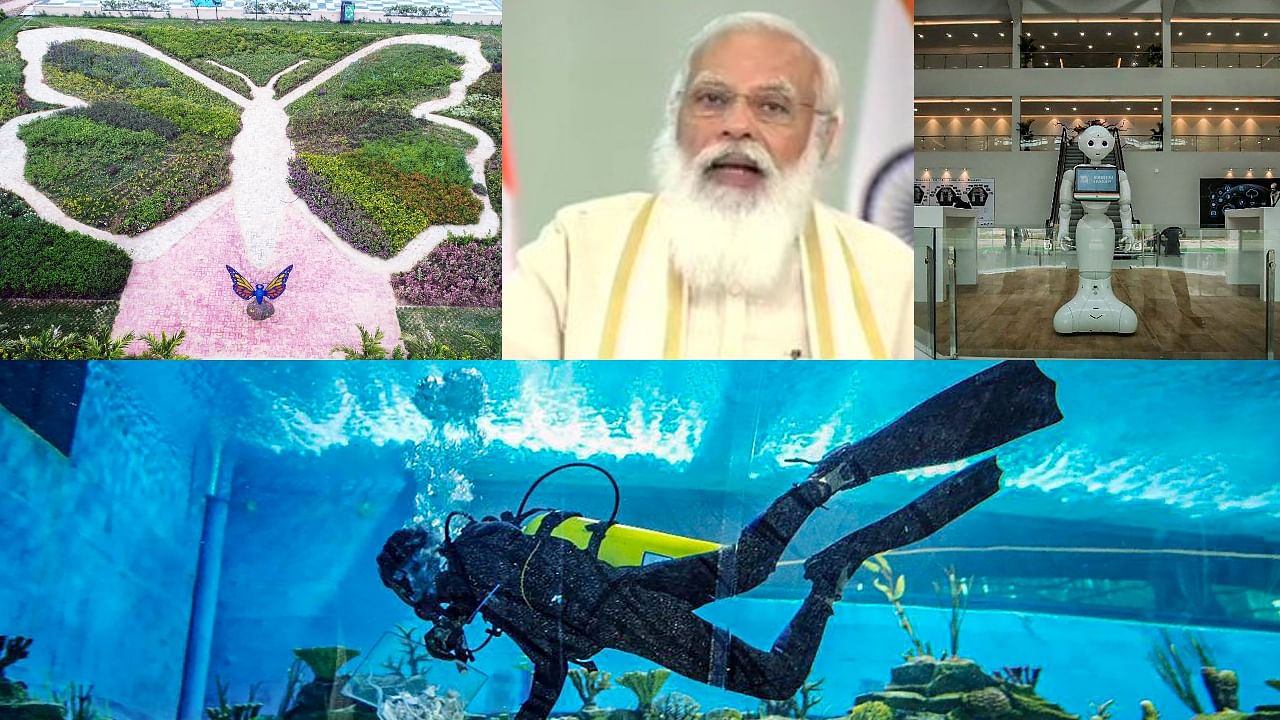 PM Modi inaugurates 3 new attractions in Ahmedabad