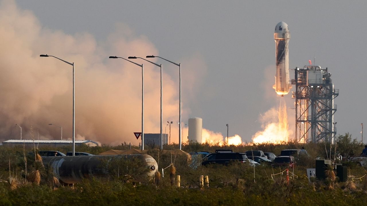 In Pics: Jeff Bezos completes his Blue Origin flight to space
