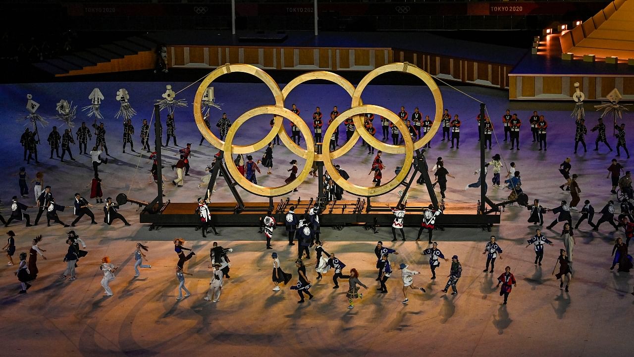 Tokyo Olympics opening ceremony: Japan showcases rich culture & its heritage in a glitzy event. Credit: PTI Photo