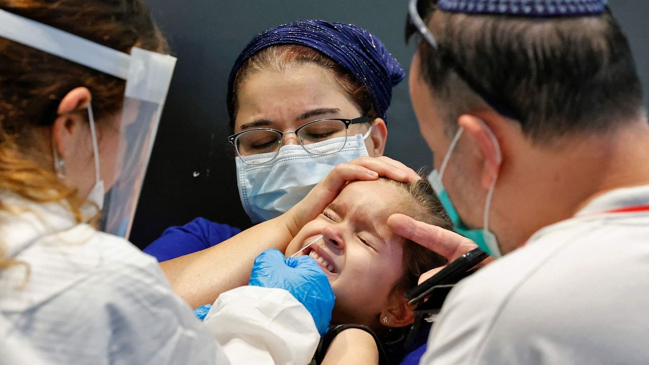 Kids above 3 & up undergo Covid-19 swab test in Israel