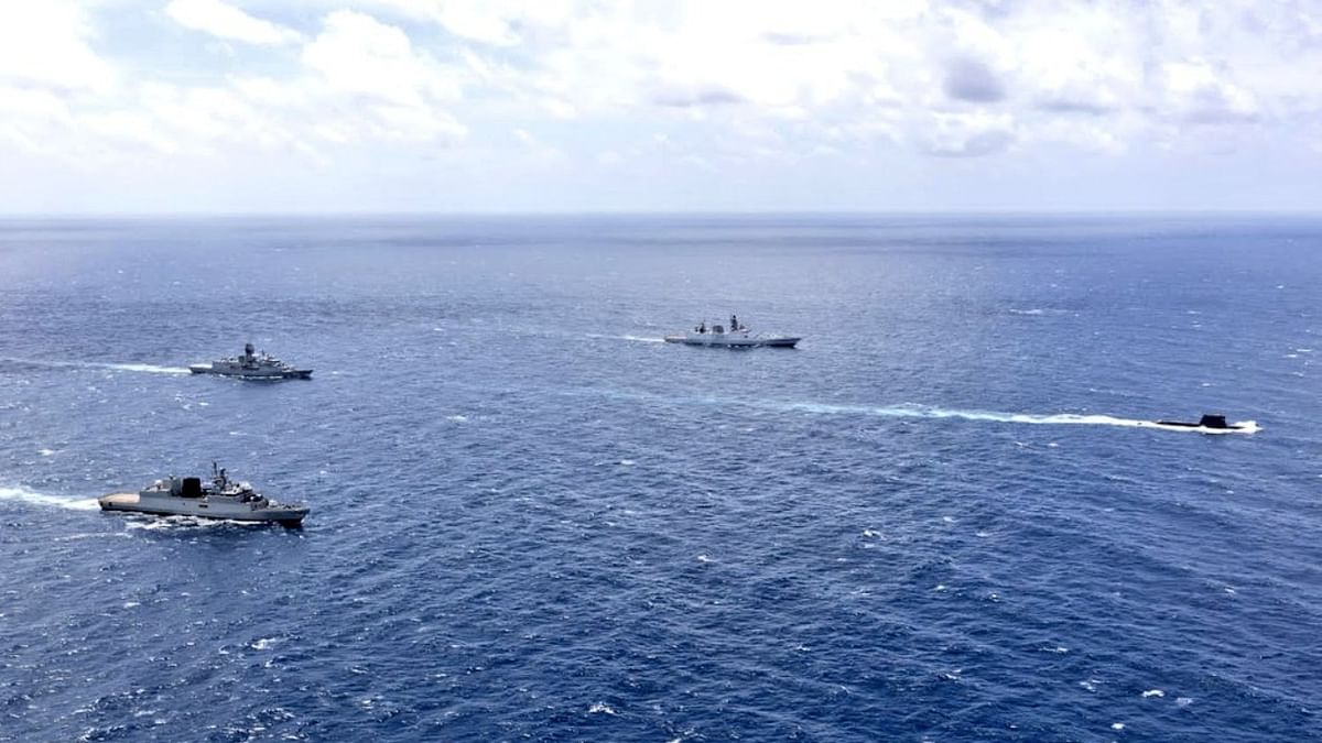 Glimpses from India, Australia's 5-day mega naval wargame