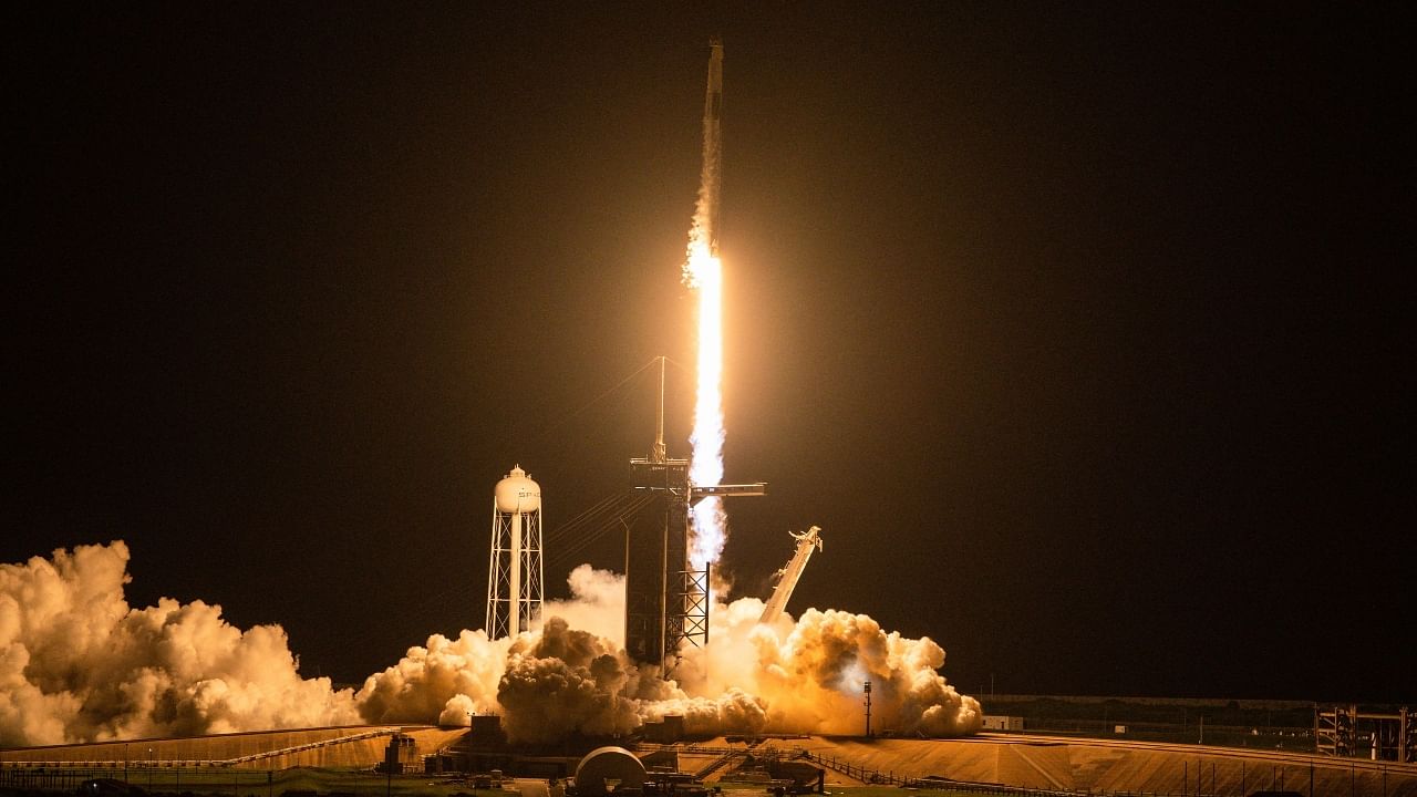In Pics: SpaceX's first all-civilian crew launched to orbit Credit: AFP Photo