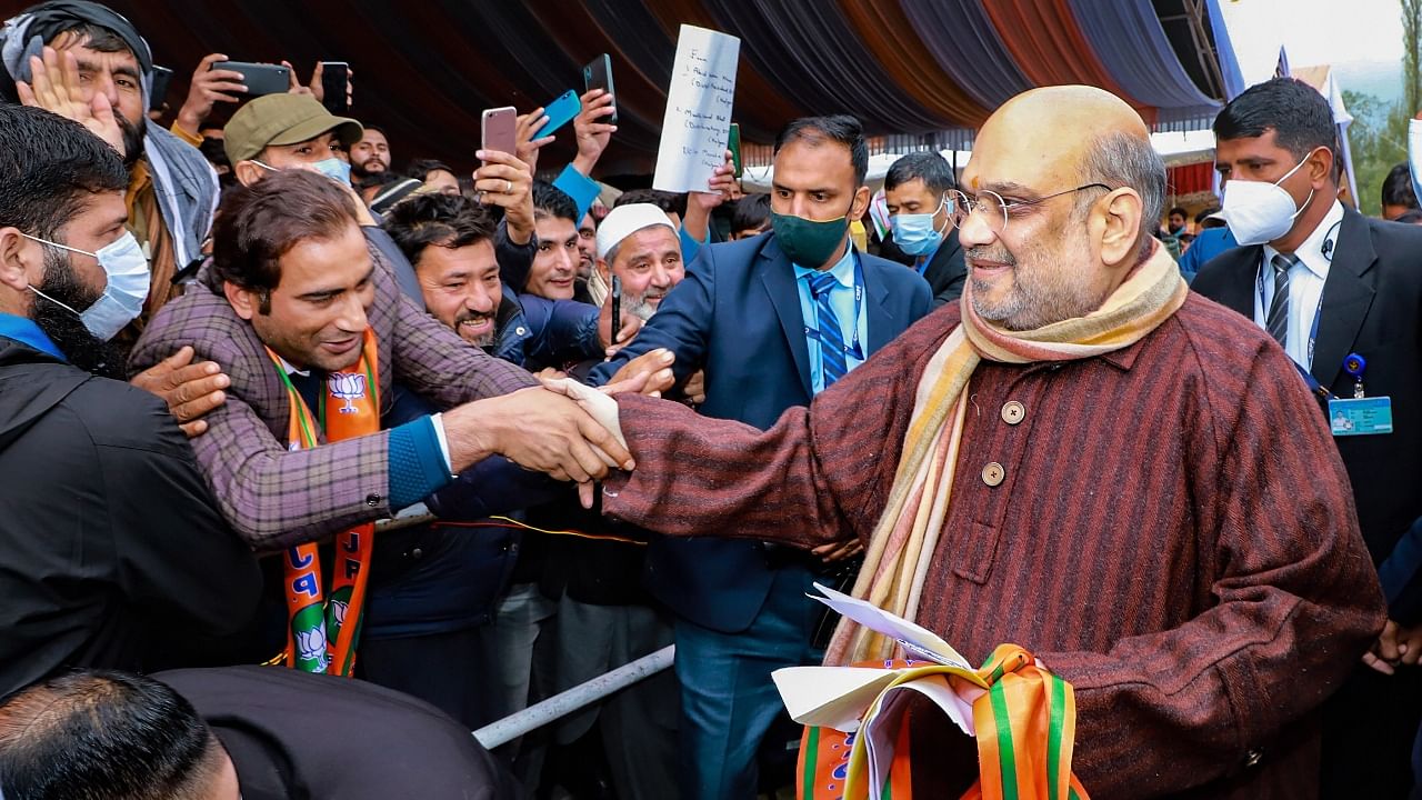 Glimpses from Shah's 3-day visit to Jammu & Kashmir