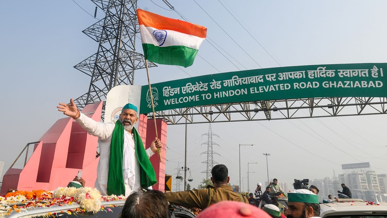 In pics | Rakesh Tikait, farmers vacate Ghazipur border