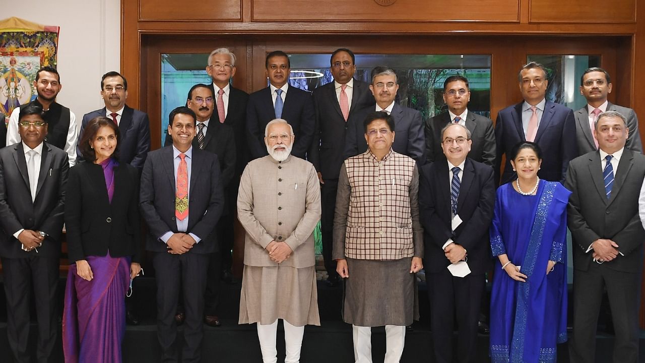 In Pics: PM Modi meets India Inc for inputs ahead of Budget 2022