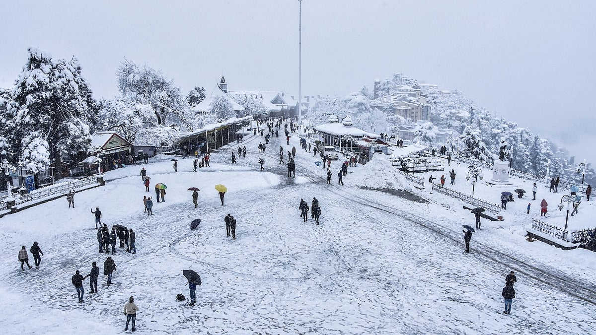 Shimla receives season's heaviest snowfall — See Pictures