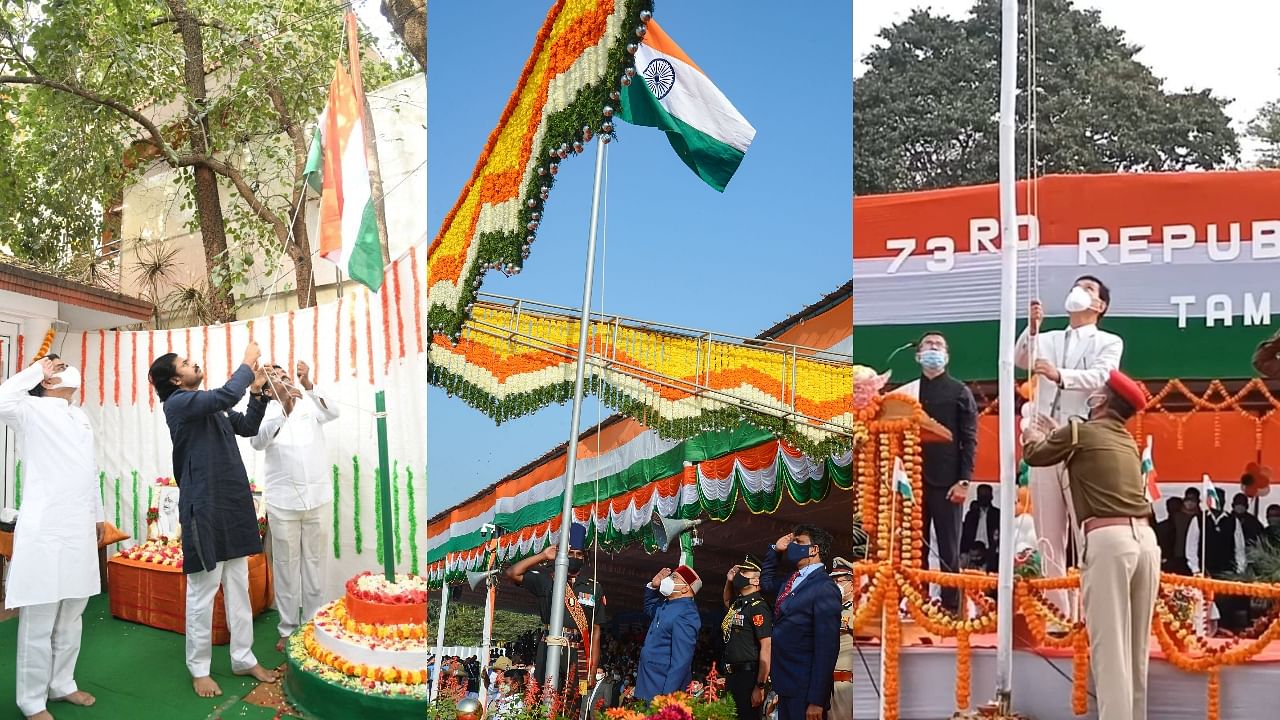 Republic Day 2022: Political heavyweights unfurl national flag