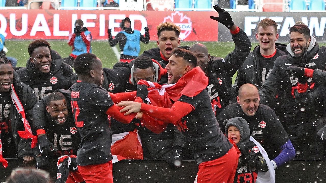 Canada qualifies for FIFA World Cup after 36 years.